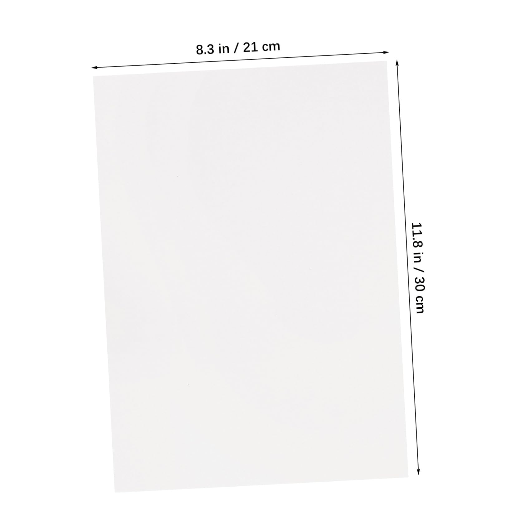Druckerpapier für Kleines Büro A4 100 Blatt Stoff mit Glatter Oberfläche und Klarer Druckqualität zum Kopieren und Drucken