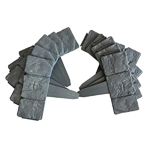 RAM Dark Grey Cobbled Stone Garden Edging Cover