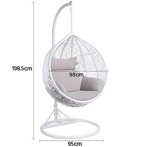 Yaheetech Garden Swing Chair, view 3