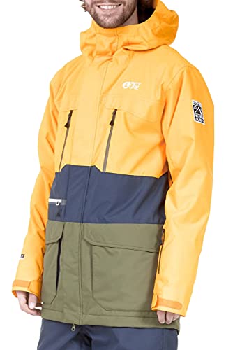 Blouson de ski Picture Pure veste de sport d'hiver DK Blue Camel homme