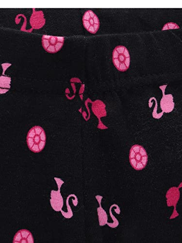 Image of BODYCARE Kids Girls Cotton Leggings | Soft Stretchable Pants, Playtime, Yoga & Casual Wear | Comfortable Elastic Waist Leggings for Toddler & Kids Girls