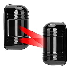 Dual Laser Detector Alarm Beam Sensor Indoor 300 m Outdoor 60 m Infrared Detector 6 . 7 "x 3 . 1 "