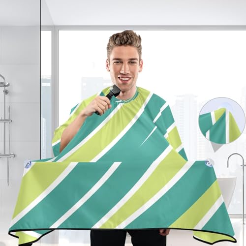 Capa profesional impermeable para corte de cabello con cierre ajustable miniatura 6