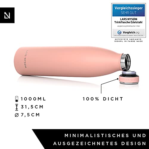 Trinkflasche aus Edelstahl 1 Liter von Lars Nysøm