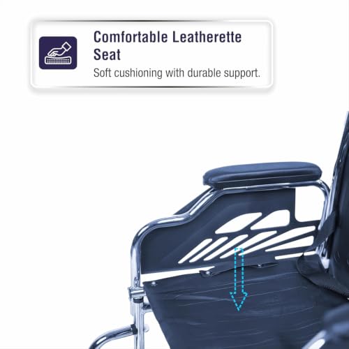 Image of VMS Careline Tour Premium Ultra Lightweight Transport Wheelchair