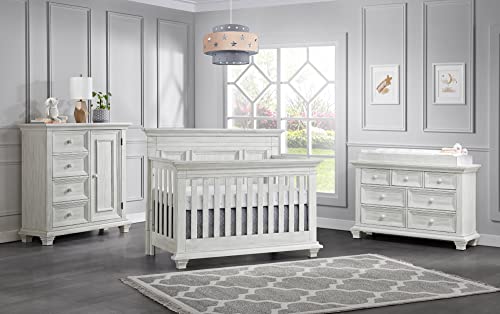 Image of Oxford Baby Weston Changing Topper for 7-Drawer Dresser, Vintage White