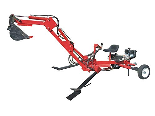 Portable Backhoe Plans DIY Track Hoe Excavator Garden Digger Build Your Own
