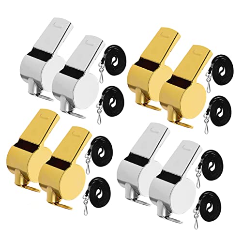 BESPORTBLE 16 silbatos metálicos para exteriores miniatura 3