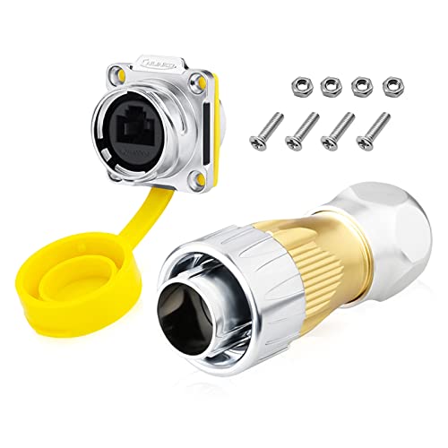 Connecteur de câble réseau aéronautique RJ45 étanche pour signal de scène