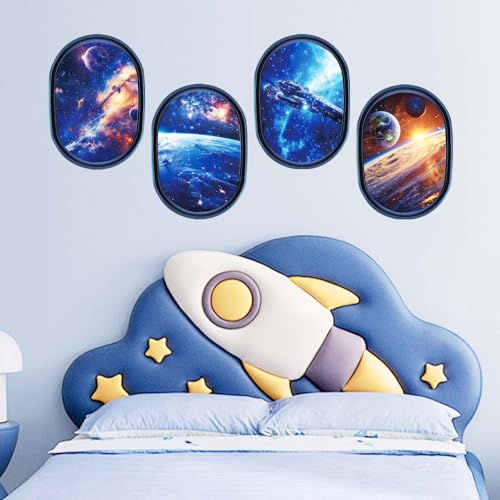 Vinilos Decorativos 3D Universo Galaxia Espacial Brilla en Oscuridad miniatura 5