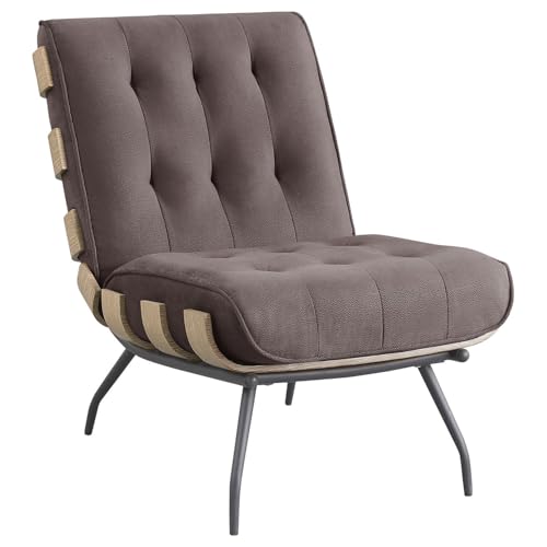Sillón Plegable Marrón miniatura 2