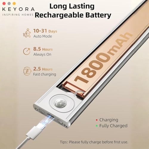 KEYORA Under Cabinet Lights 20cm Rechargeable - Image 5