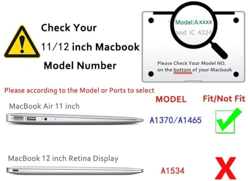 Image of OJOS Matte Screen Protector Compatible with MacBook Air 11 Inch A1370 A1465 Matte Scratch Resistant Easy Installation Screen Film (Matte)