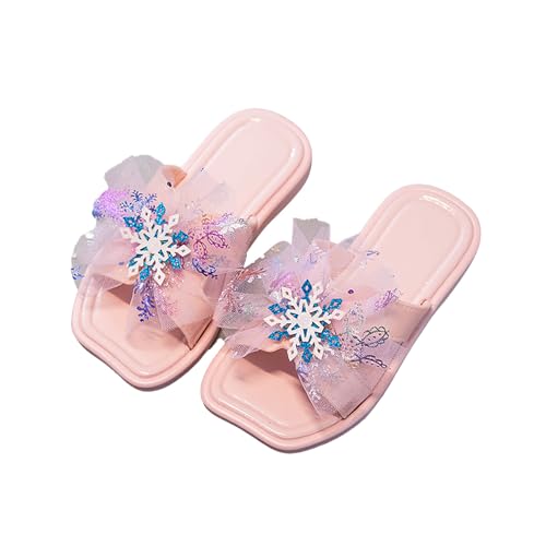 Children Shoes Fashion Thick Soled Flip Flops Indoor Soft Soled Slippers Can Be Worn Outside Snowflake Foam Shoe