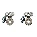 Road Power 905-1 Side Battery Terminal, Chrome, 6 and 12-Volt (Pack of 2)