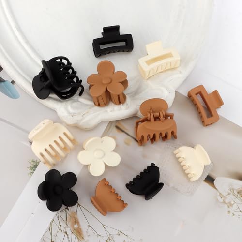 Ahoney 12 piezas pequeñas pinzas para cabello miniatura 1