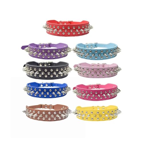 Collier à rivets pour chien chat réglable pour stopper les fuites - 6