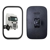 2 x Spiegel Außenspiegel Rückspiegel Seitenspiegel 360° Grad Drehung Universal 25.5cm x 16.5cm für Transporter LKW PKW Traktor Bagger Links Rechts E9
