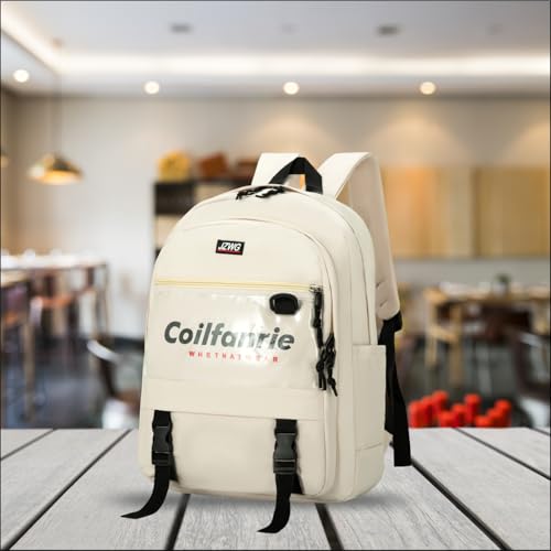 Image of Tinytot 30 Litre Japanese Korean Style School Bag Water-Resistant Laptop & Travel Backpack - Unisex Large 18 Inches Multipurpose Student Backpack for Boys & Girls, Men & Women