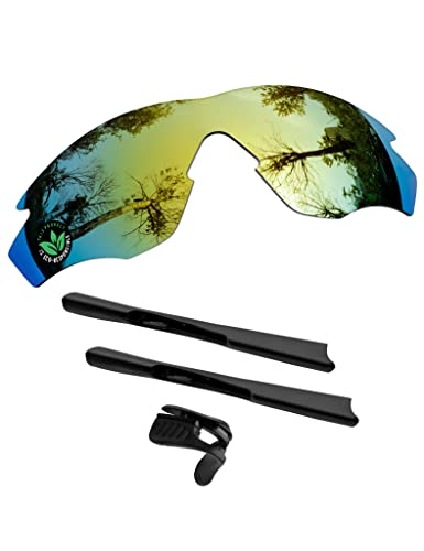 Image of Raydi Polycarbonate Replacement Lenses & Rubber Kits for Oakley M2 Frame Rectangular Sunglasses