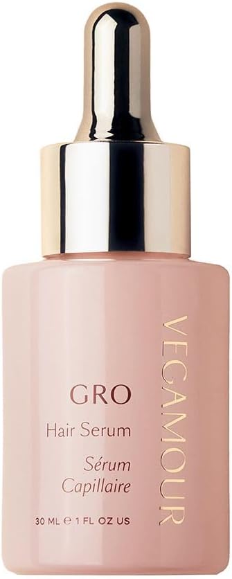 VEGAMOUR GRO Hair Serum for Thicker, Visibly Longer Hair - Vegan Hair Growth Serum Designed for Thinning Hair & Hair Loss