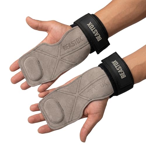 Image of Performance Lifting Straps, Premium Suede, Deadlifts, Rows, Pull-Ups, Weightlifting