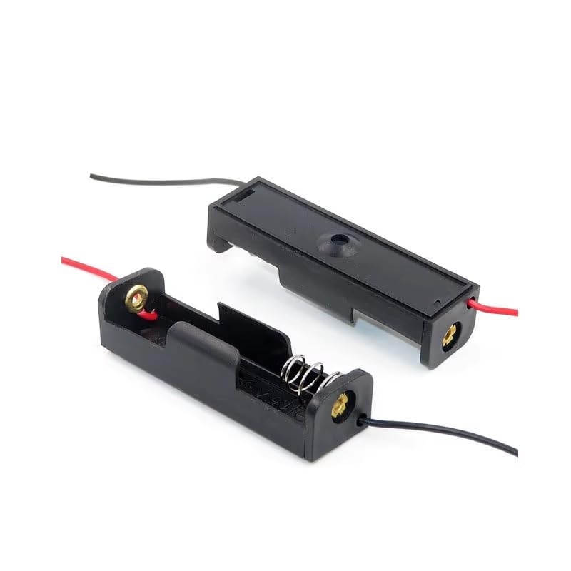 Image of Pack of 5 18650 Battery Holder Single Battery holder with Wire Leads for lithium battery