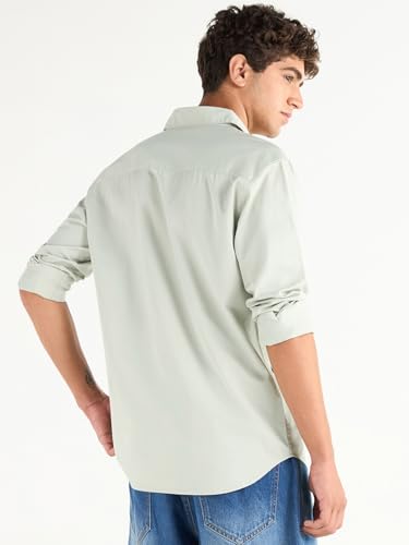Chemise régulière imprimé graphique homme mode décontractée