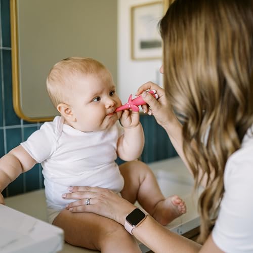Dr. Brown's Infant-to-Toddler Toothbrush, Pink - Image 12 thumbnail