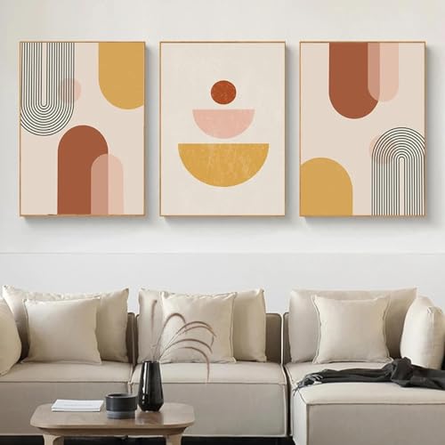 Affiches modernes peinture sur toile géométrique Boho Art abstrait scandinave maison 50x70
