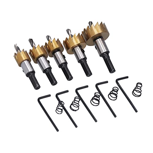 Kit de brocas 16-30 mm para acero y aluminio, 5 piezas miniatura 7