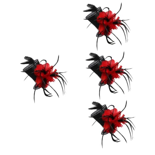Bandeau Halloween avec mini chapeau haut de forme chic, accessoire de mode pour fête déguisée