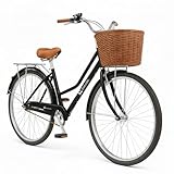 Bluelander Bicicleta Urbana Rodada 26, Marco y Ruedas de Acero