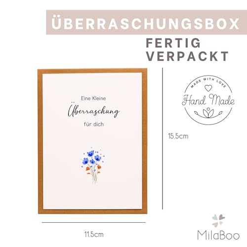 Milaboo Geschenkbox zur Schwangerschaftsverkündung – Du wirst Oma, Opa, Tante oder Onkel – Personalisierte Überraschung mit Babysöckchen… – Ansicht 2