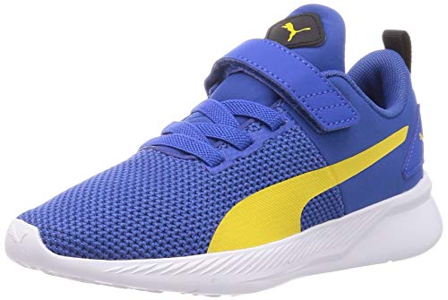キッズシューズ スニーカー 運動靴 フライヤー ランナー V PS ラピスブルー/スーパーレモン/プーマホワイト 17.0 cm