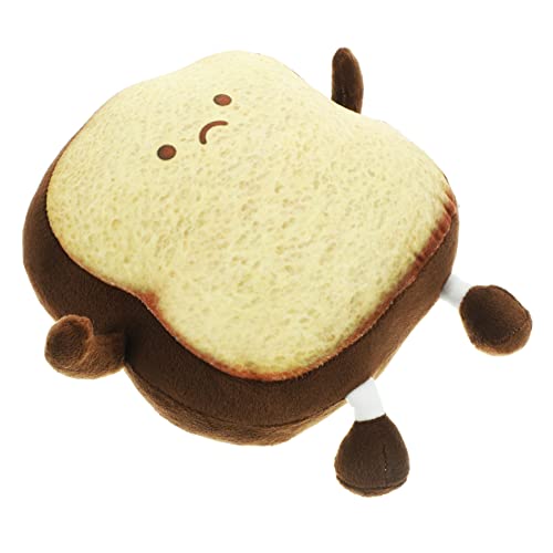 Garneck 3-Piece Toast Shaped Plush Throw Pillows #TOP24
