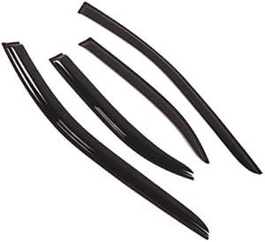 Tuningpros WD2-285 Outside Mount Window Visor Deflector Rain Guard Dark Smoke, 4 Pcs Set Compatible with 2003-2010 Kia Sorento