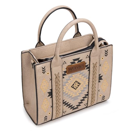 Image of Wrangler Tote Bag for Women Western Purse and Aztec Satchel Handbag