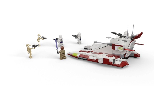 yokunero　1113 LEGO Star Wars Republic Fighter Tank 75342 Building Kit (262