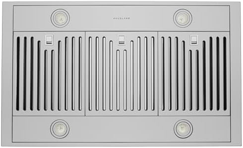 Hauslane 36" Island Range Hood 800 CFM Convertible Stainless Steel Kitchen Vent Hood with, Power Control Technology, Remote & Dual Control Panels, Auto Shut-Off, LED Lights, 10.5-ft Ceiling Adaptable — view 3