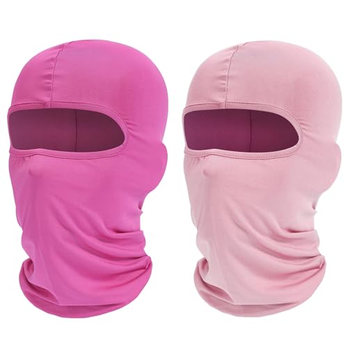 Image of ROXUN Balaclava Ski Mask, 2 Pack Summer Motorcycle UV Protection Shiesty | Cooling, UPF 50+, Unisex, Windproof, Face Mask, Neck Gaiter, Versatile Use