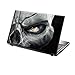 TaylorHe - Laptop Skin Adesivo in Vinile per Computer Portatile da 13-14" (34cm x 23,5cm) Prodotto in Inghilterra Teschio, Stile Gotico