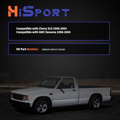 Image of HiSport 15066132 Door Lock Latch Actuator Front Driver Side - Compatible with Chevy S10 1998-2003 GMC Sonoma 1998-2003 - Replace 16631171 931260