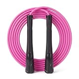 YUEDONG Women's Silent Jump Rope, Adjustable PVC Rope for Apartment Fitness