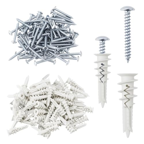 60 sztuk kołków rozporowych do elewacji, izolacja (30 sztuk, 13 mm x 41 mm, kołki rozporowe 30 sztuk, M4 x 30 śrub)