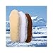 Produktbild FXJ 1 Paar Wolle Einlegesohle Thick Schafe Kaschmir-Winter-Einlegesohlen-Qualitäts-Fuss-Wärmer atmungsaktive Schuhe Einlegesohlen Beheizte Unisex-Einlegesohlen (Shoe Size : CN Size 37 38)