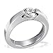 Produktbild Goldmaid Damen-Ring Solitärring 925 Silber rhodiniert Zirkonia weiß Brillantschliff Gr. 58 (18.5) - Zi R6248S58 Schmuck