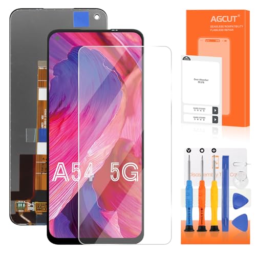 AGCUT Écran LCD pour Oppo A74 5G CPH2197 Tactile Haute Sensibilité 6.5"