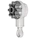 Produktbild DIWARO.® | Kegelradgetriebe für Markisen | 7,8:1 | RAL 7035 mit Kugelöse | für 78mm Nutrohr | Markisengetriebe