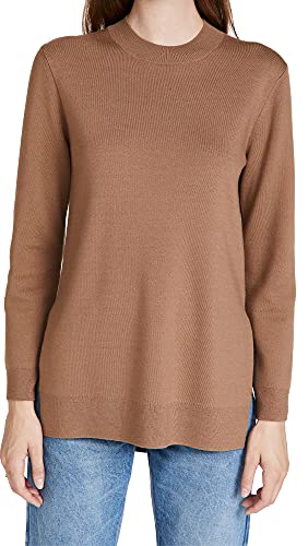 [Theory] プルオーバーセーター Interlock Tunic レディース ライトキャメル。 Small